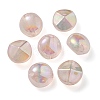 UV Plating Luminous Transparent Acrylic Beads OACR-P010-05A-1