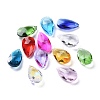 72Pcs 12 Colors Birthstone Charms Glass Pendants RGLA-ZZ0001-02-9x15mm-3