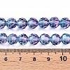 Baking Paint Transparent Glass Beads Strands DGLA-A035-T8mm-A07-5