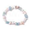 2Pcs Natural Gemstone Stretch Bracelet Sets for Women BJEW-JB10992-3