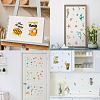 8 Sheets 8 Styles PVC Waterproof Wall Stickers DIY-WH0345-172-6