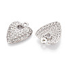 Alloy Rhinestone Pendants FIND-N008-12P-01-2