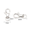 Polished 316 Surgical Stainless Steel Large Lobster Claw Swivel Clasps STAS-R072-27-2