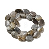 Natural Bamboo Leaf Agate Beads Strands G-NH0014-B01-02-3