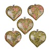 Natural Unakite Pendants GG-K002-04S-1