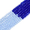 Transparent Glass Beads Strands GLAA-N074-01A-13-2