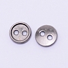 Alloy Mini Buttons PALLOY-WH0076-49B-B-2