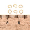 Brass Open Jump Rings KK-G604-08G-08-3
