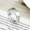 304 Stainless Steel Finger Rings FS-WGF5903-01-1