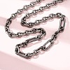 Vintage 304 Stainless Steel Figaro Chain Cable Chain Necklaces NJEW-C115-03AS-2