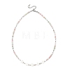 Summer Star Shell Pearl & Ombre Effect Dyed Glass Beaded Necklaces for Women NJEW-JN06051-01-2
