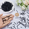 CREATCABIN 1800Pcs 9 Style Glass Twisted Bugle Beads SEED-CN0001-46-3