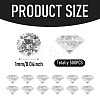 500Pcs Diamond Shape Grade AAA Cubic Zirconia Cabochons ZIRC-TADJ0001-01G-4