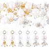 12Pcs 3 Colors Potato Natural Cultured Freshwater Pearl Pendants PALLOY-TA00387-1