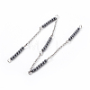 Non-Magnetic Synthetic Hematite Beads Handmade Chains AJEW-JB00405-6-1