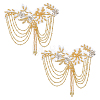 Flower Computerized Embroidery Ornament Accessories AJEW-WH0410-116A-1