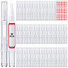 60Pcs Transparent PP Twist Pens MRMJ-AR0001-31-1