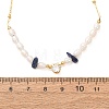 Natural Lapis Lazuli Chip and Rice Natural Pearl Beaded Necklaces GG-CBA3297-15G-C-5