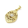 304 Stainless Steel Crystal Rhinestone Pendants STAS-C179-05G-2