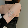 Butterfly Alloy Upper Arm Open Cuff Bangles WG9CF3D-12-1