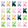 20Pcs UV Plating Opaque Acrylic European Beads OACR-TADJ0001-16K-2