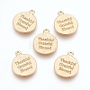 Brass Charms X-KK-T020-84G-1