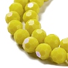 Opaque Glass Beads Strands EGLA-A035-P8mm-L04-3