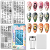 Stainless Steel DIY Nail Art Templates MRMJ-WH0092-258-1