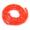 Electroplate Glass Beads Strands EGLA-A034-T3mm-L29-2