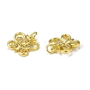 Brass Micro Pave Cubic Zirconia Charms KK-E068-VB284-3