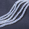 Electroplate Glass Beads Strands EGLA-A044-J6mm-B06-1