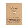 Twelve Constellations Alloy Pendant Necklaces WG2D4F2-07-1