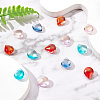 120Pcs 6 Colors Transparent Glass Beads GLAA-SC0001-56-4