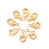 SHEGRACE Brass Lobster Claw Clasps XGR0009G-03G-1