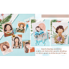 Fashewelry 90 Sheets 9 Styles Earring Display Cards CDIS-FW0001-06-19