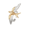 Adjustable 201 Stainless Steel Cuff Open Rings for Women RJEW-B156-01GP-2