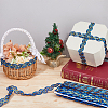 15 Yards Sparkle Polyester Lace Ribbon OCOR-WH0091-09A-4