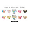 40Pcs 10 Style Transparent Acrylic Charms FIND-BY0001-22-27