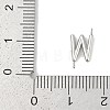 304 Stainless Steel Letter Connector Charms LS-STAS-M108-01P-23-3