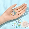 3300Pcs 15 Style Baking Painted Pearlized Glass Pearl Bead HY-YW0001-05-5