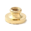 Golden Plated Round Shaped Wax Seal Brass Stamp Head STAM-K001-07G-01-2