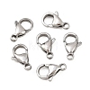 Tarnish Resistant 304 Stainless Steel Lobster Claw Clasps STAS-AB16-1