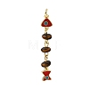 Ocean Natural Tiger Eye Chip Pendants GG-CBA3401-02G-04-1