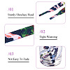 4Pairs 4 Colors Camouflage Color Polyester Shoelaces FIND-TA0010-23-5