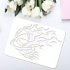 Plastic Drawing Painting Stencils Templates DIY-WH0396-611-3