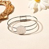 304 Stainless Steel Bangles for Women BJEW-R014-03P-2