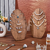 Wood Necklaces Organizer Display Holder NDIS-WH0017-12A-4