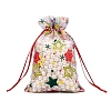 Organza Printed Gift Bags with Drawstring PW-WG00D7C-02-1