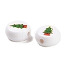 Christmas Theme Printed Opauqe Acrylic Beads OACR-R004-01A-3