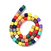 Polymer Clay Bead Strands CLAY-T001-C28-4